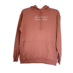 Tocoto Vintage Unisex Boy Girl Light Brick Hooded Sweatshirt size 12